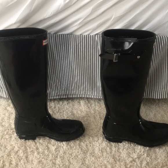 Tall black Hunter rainboots - Picture 4 of 6